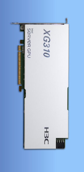 Intel introduces Intel Server GPU in the H3C XG310 GPU AIB Jon