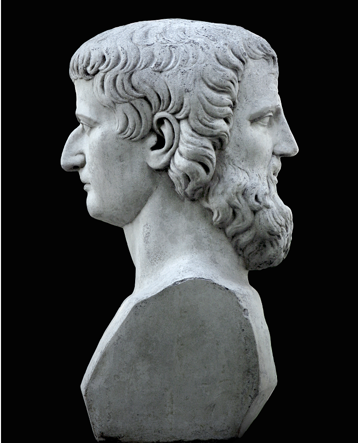 Janus statue