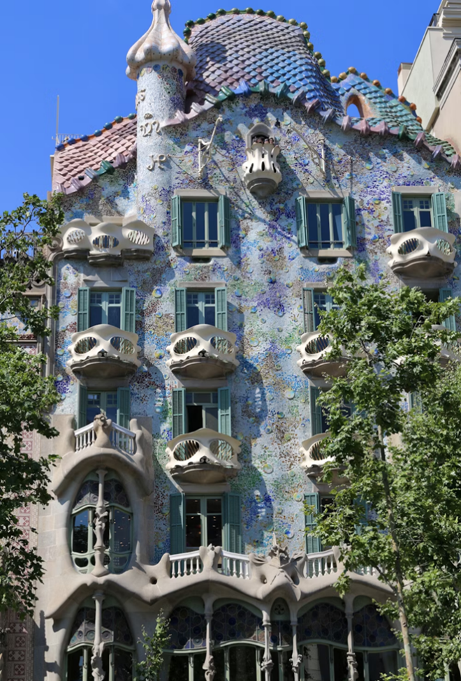 Gaudi’s Casa Batlló. 