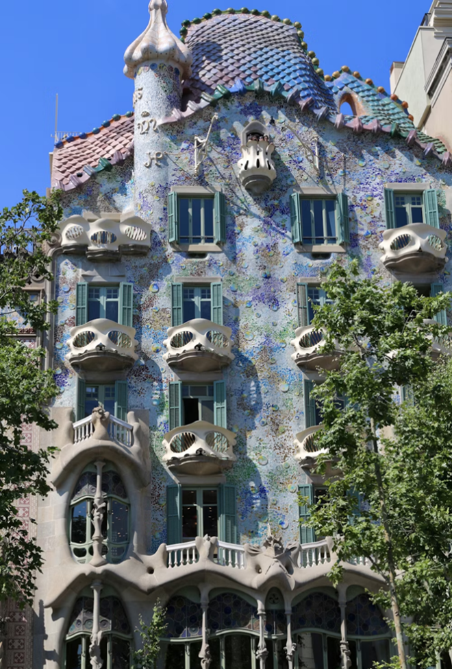 Gaudi’s Casa Batlló.