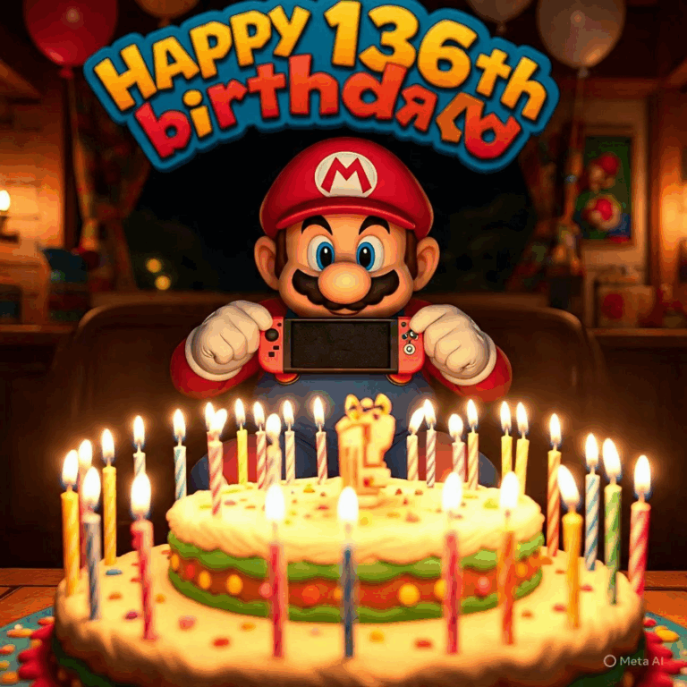 Happy birthday, Mario