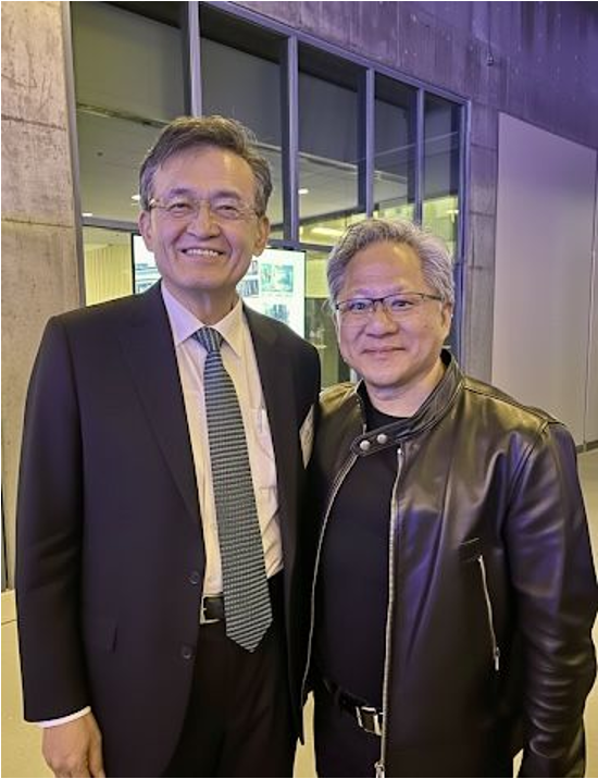 The CEOs of Intel and Nvidia