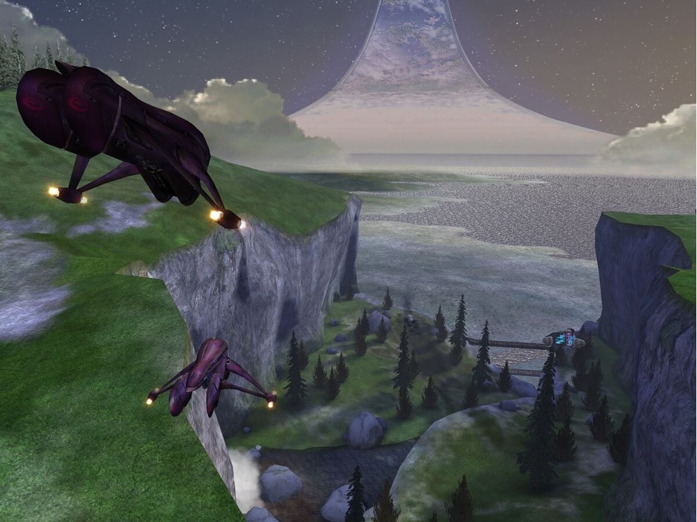 Halo scene